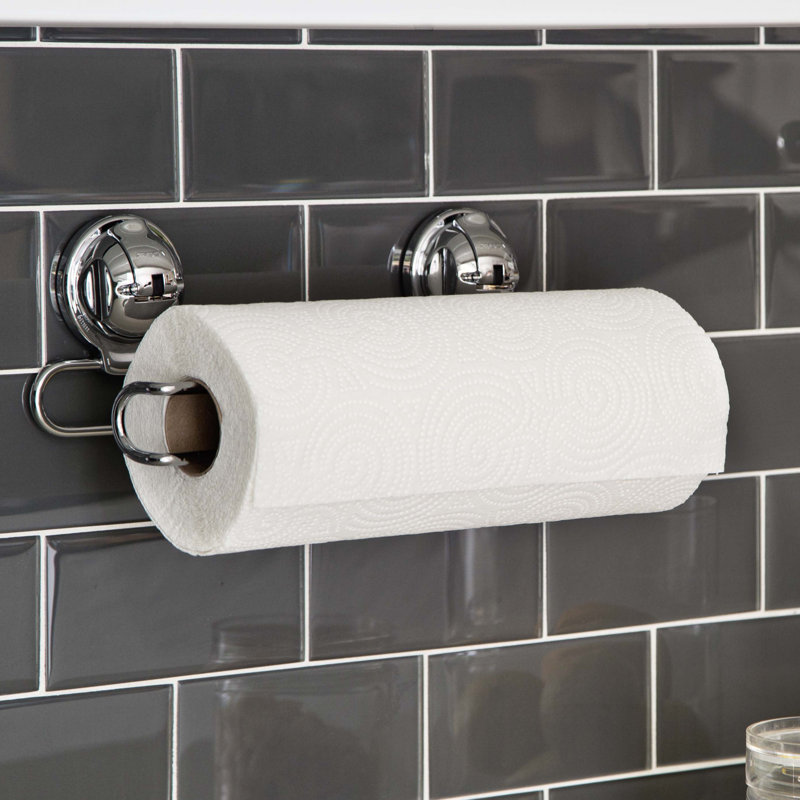 FECA Stainless Steel Wall Mount Paper Towel Holder with Powerful